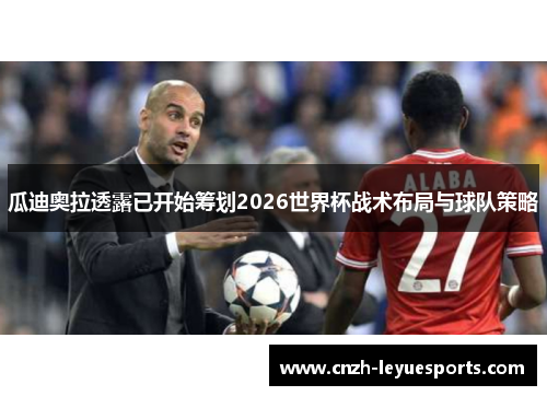 瓜迪奥拉透露已开始筹划2026世界杯战术布局与球队策略 瓜迪奥拉透露已开始筹划2026世界杯战术布局与球队策略